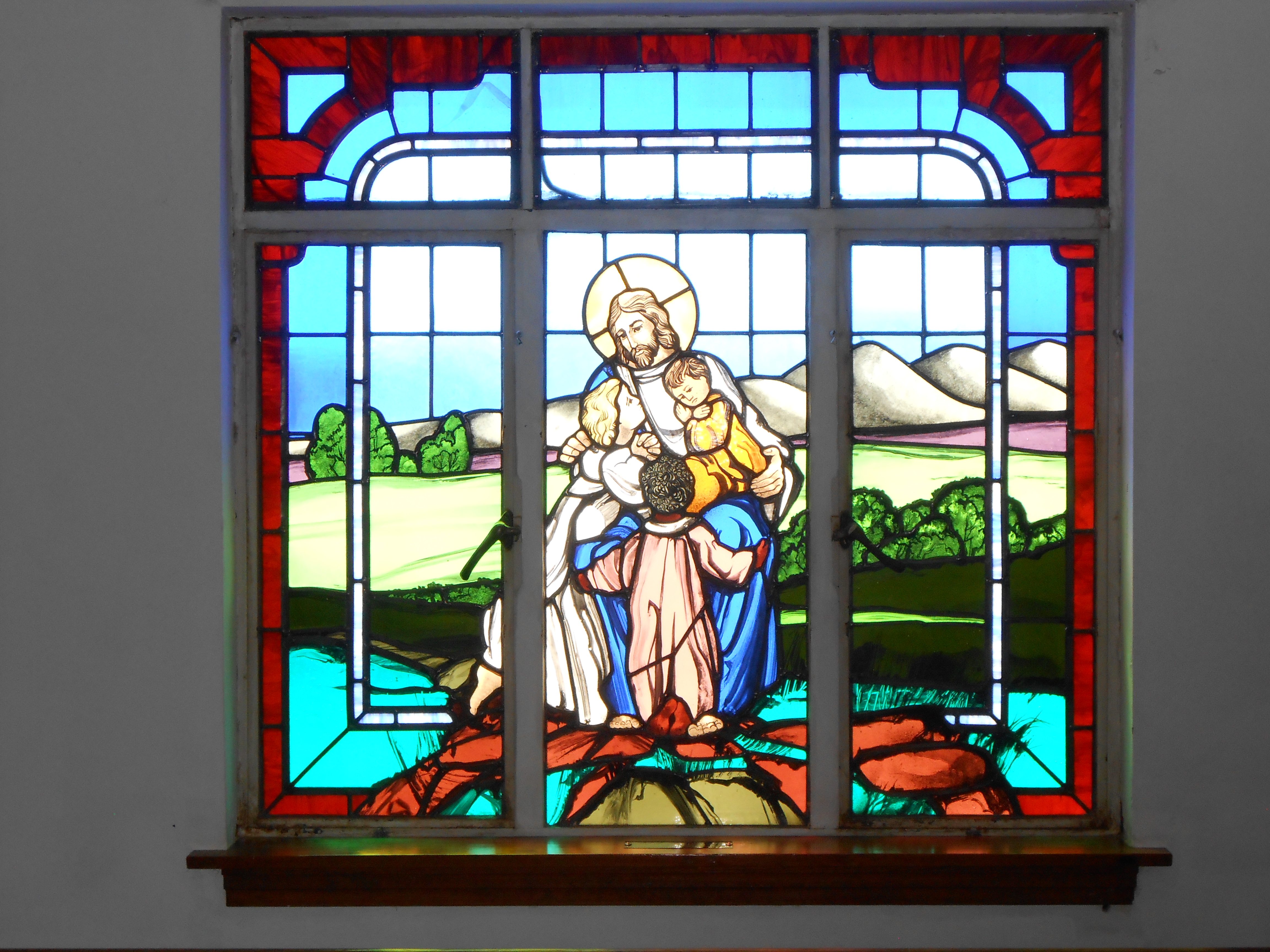 Stained Glass at Valley Community Church - Silver City, New Mexico Stained Glass at Valley Community Church - Silver City, New Mexico