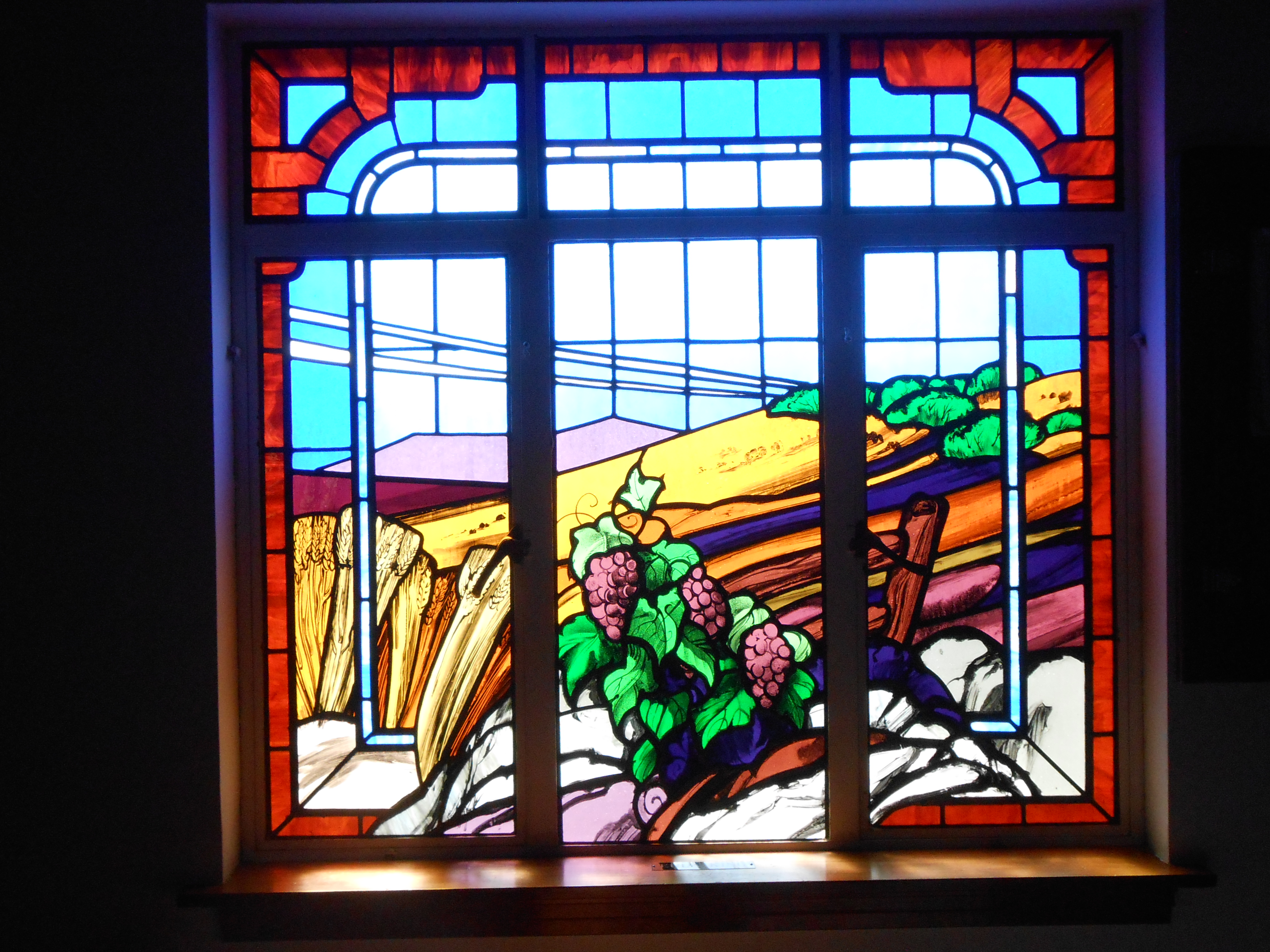 Stained Glass at Valley Community Church - Silver City, New Mexico Stained Glass at Valley Community Church - Silver City, New Mexico