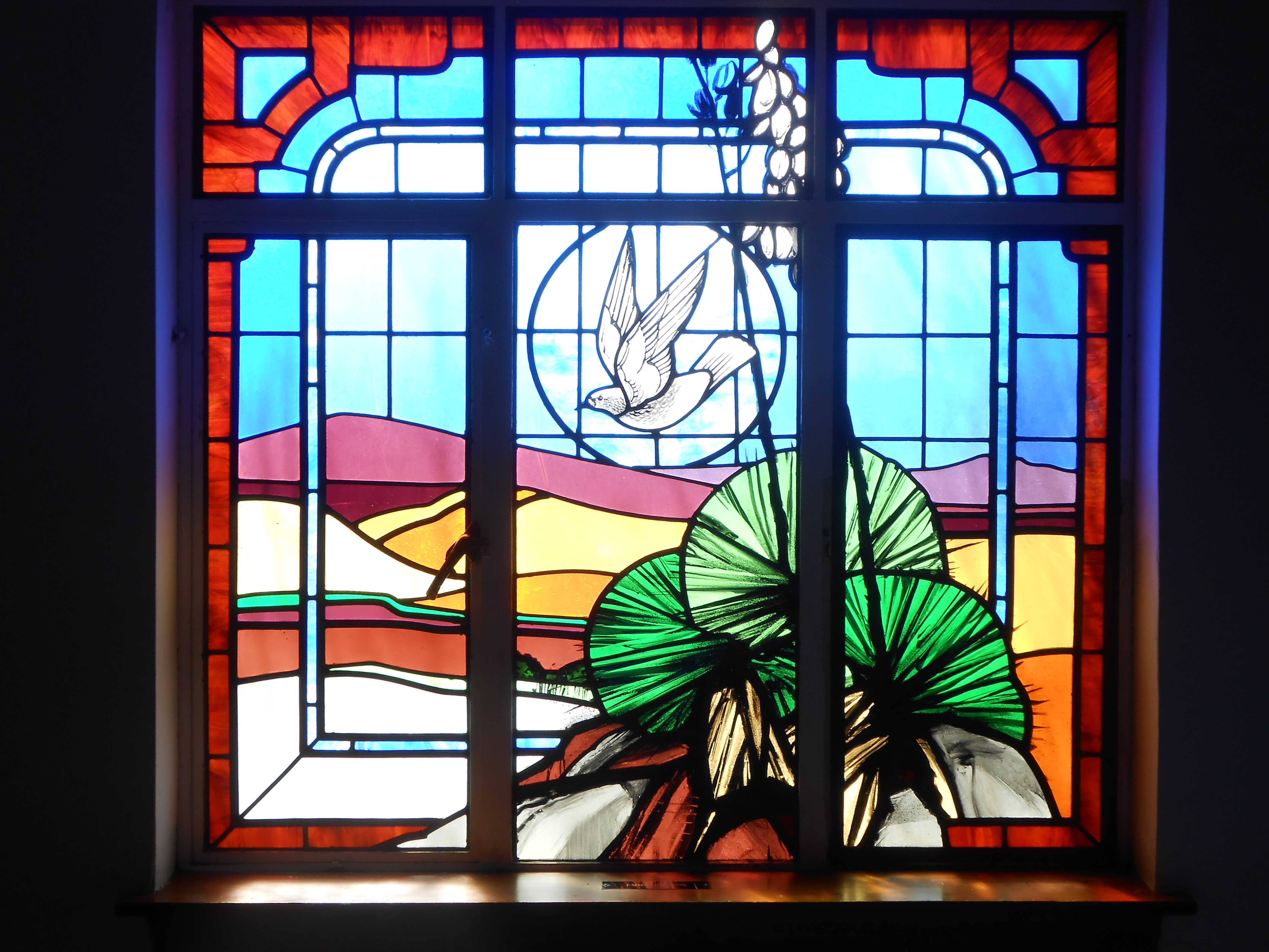 Stained Glass at Valley Community Church - Silver City, New Mexico Stained Glass at Valley Community Church - Silver City, New Mexico